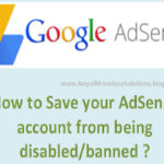 save AdSense account